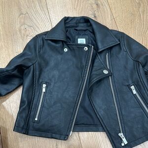 Gap 2T vegan leather Jacket